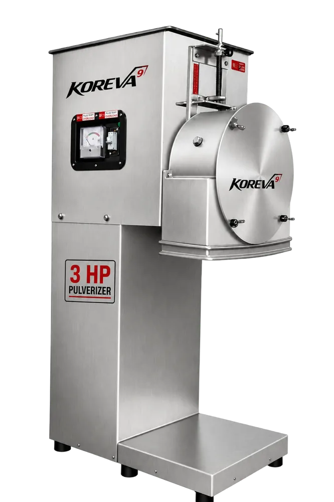 KOREVA GRAH LAXMI 3HP Commercial Food Processing Pulveriser for grain and spice grinding