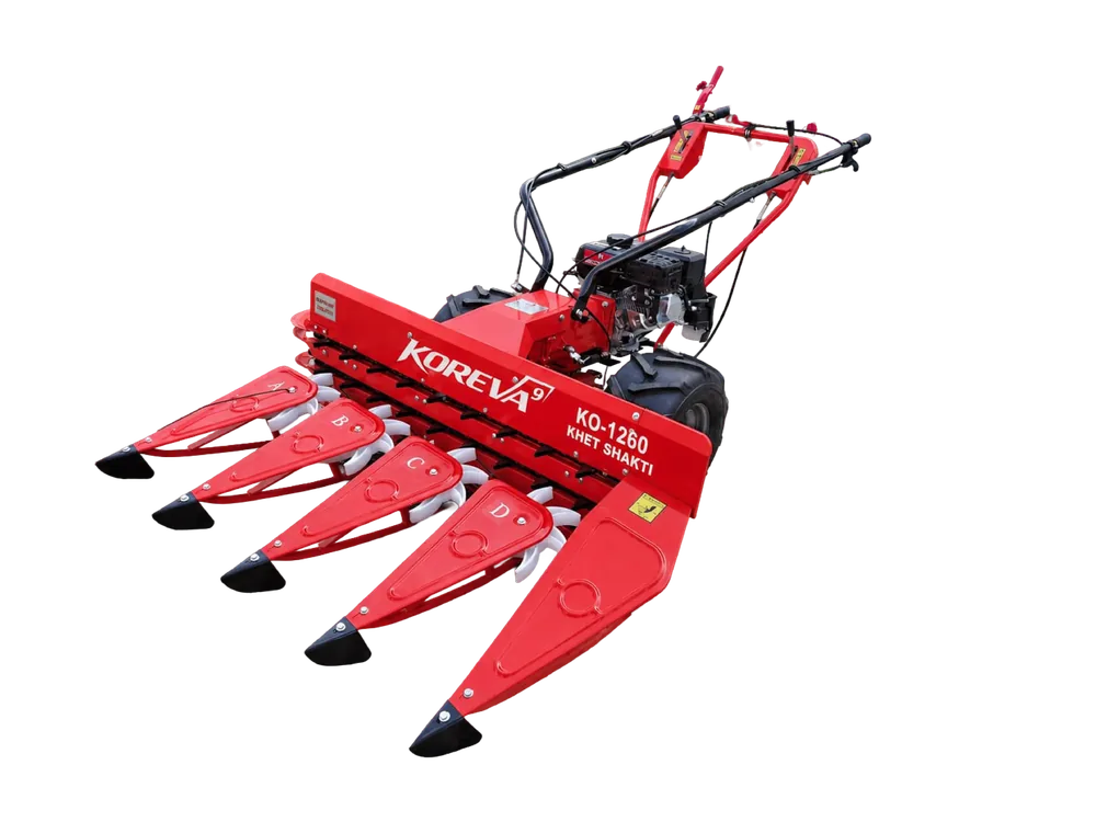 KOREVA KHET SHAKTI 7HP Self-Propelled Agricultural Power Reaper for fast crop harvesting